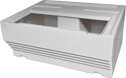 قواعد وسادة مقعد بونتون من سلسلة بريميوم مقاس 55 بوصة أبيض/أحمر/فحمي 3012-2x3009-AAEC in Kuwait