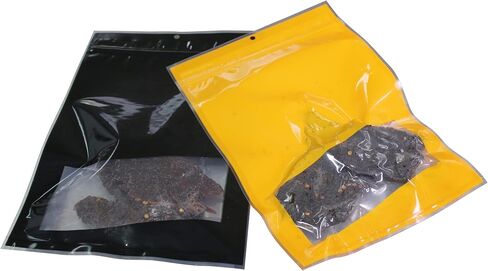 Vacuum Storage Bags for Jerky and Dried Goods, EVOH Lining, Oxygen Barrier (Black, 7.5" x 11") in Kuwait