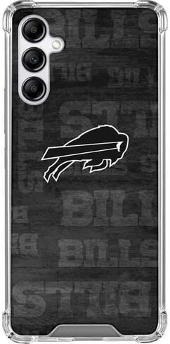 حافظة هاتف Skinit الشفافة متوافقة مع هاتف Galaxy A14 5G - تصميم أسود وأبيض مرخص رسميًا من NFL Buffalo Bills in Saudi Arabia