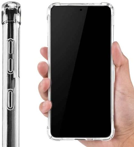 حافظة هاتف Skinit الشفافة متوافقة مع هاتف Galaxy A14 5G - تصميم أسود وأبيض مرخص رسميًا من NFL Buffalo Bills in Saudi Arabia