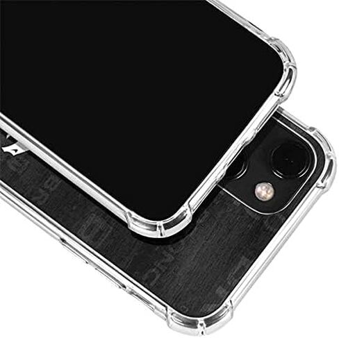 Skinit Clear Phone Case Compatible with iPhone 13 - Officially Licensed NFL Denver Broncos Black & White Design in Saudi Arabia
