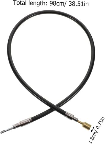 jojofuny عمود معلق تمديد خرطوم فولاذي مرن قوي للمطحنة الكهربائية ملحق أداة مطحنة مطاطية دقيقة لمهام النقش والطحن المتوافقة مع نماذج مختلفة in Kuwait