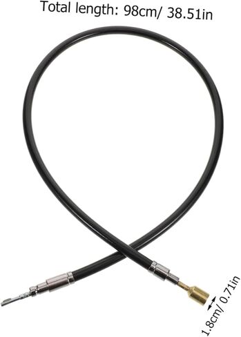 وصلة عمود من الفولاذ المقاوم للصدأ من OSALADI للمطحنة الكهربائية وخرطوم مطاطي وسلك فولاذي للنحت والطحن الأدوات الدوارة المتوافقة in Kuwait