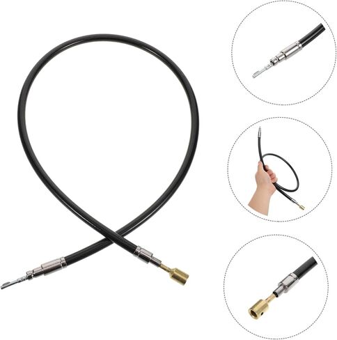 وصلة عمود من الفولاذ المقاوم للصدأ من OSALADI للمطحنة الكهربائية وخرطوم مطاطي وسلك فولاذي للنحت والطحن الأدوات الدوارة المتوافقة in Kuwait