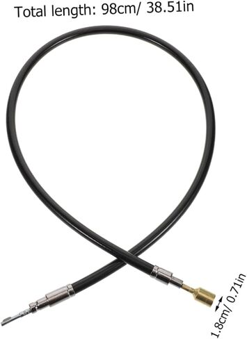 وصلة عمود مرن من Holibanna للمطحنة الكهربائية العالمية وخرطوم مطاطي من الفولاذ المقاوم للصدأ ملحق أداة مطحنة دقيقة للنحت والطحن in Kuwait