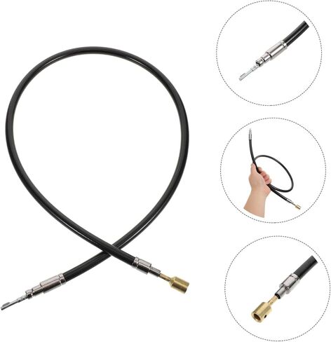 مجموعة ملحقات مطحنة التعليق من KALLORY، مطحنة خرطوم مطاطية مرنة، عمود مرن من الفولاذ المقاوم للصدأ للنحت والنقش in Kuwait