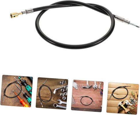 عمود تمديد مطاطي مرن عالمي من NUOBESTY للمطحنة الكهربائية وخرطوم الفولاذ المقاوم للصدأ للنحت والطحن الأدوات والملحقات الدوارة المتوافقة in Kuwait