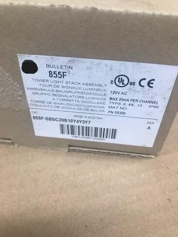 855F-Sbsc20b10y4y3y7 Tower Light Stack Led Rd Gr Cl 120V in Saudi Arabia