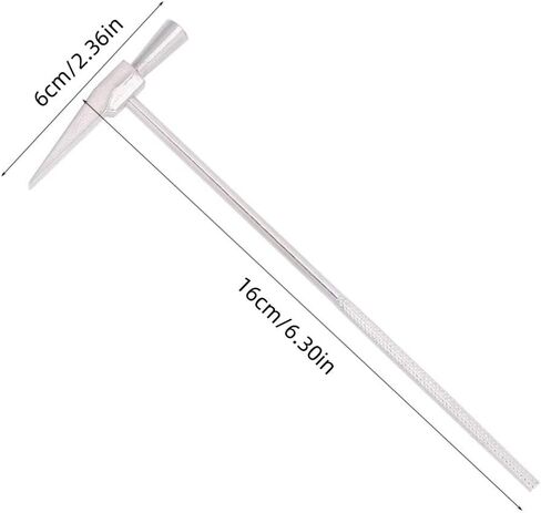 Kalimba Tuning Hammer – Tune Hammer Metal Tuning Hammer Kit Tone Adjuster Tool for Thumb Piano Keys,Portable Tuner with Smooth Grip Surface in Saudi Arabia