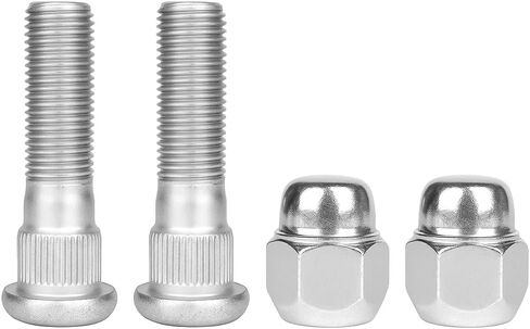2 Set M12x1.5 Car Wheel Studs and Lug Nuts Kit, Rust Proof Vehicle Wheel Stud Fastener Kit, Automotive OEM# 52950-14140 Replacement, Compatible with Cadenza Forte Optima in Saudi Arabia