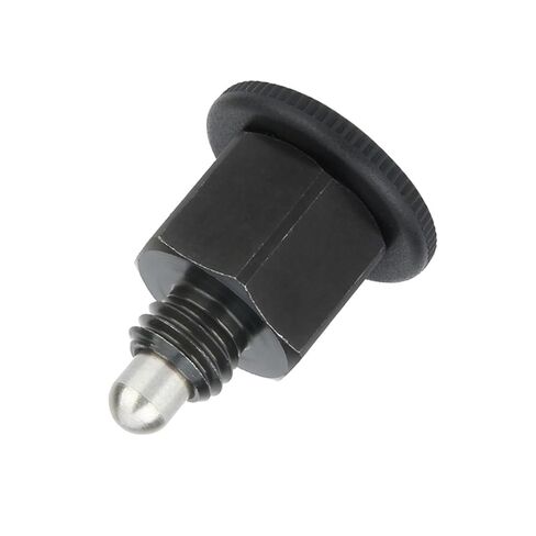 VCN213 M6/8/10 Carbon Steel/Stainless Steel ReturnType/Self-Locking Mini Index Plunger Pins Black/Blue/Red Locating 1Pcs(VCN213-BS,M10) in Saudi Arabia