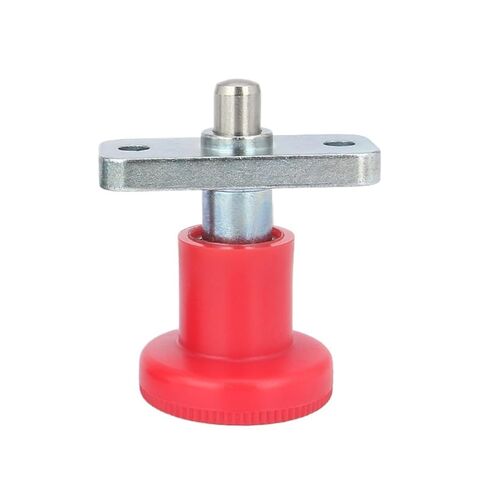 Stainless Steel/Carbon Steel Flanged Indexing Plungers Return Type/Self-Locking Spring Loaded Plunger 6mm/8mm Pins 1Pcs(VCN232-B-red) in Kuwait