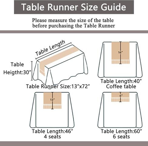 Niviy الخيش بوهو الجدول عداء لديكور المنزل الربيع 72 بوصة طويلة، ديكور مزرعة البني ريفي صغير مكرامية المنسوجة القهوة الخيش الجوت الجدول العداءين لفصل الصيف الطعام مضمد وشاح ديكور الطاولة in Kuwait