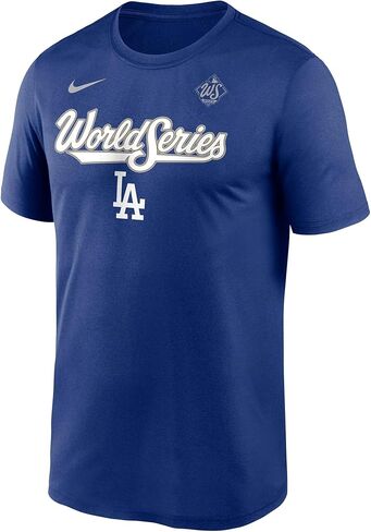 تيشيرت Los Angeles Dodgers 2025 World Series Authentic Collection Legend Dri-FIT من Nike للرجال - ملكي in Saudi Arabia