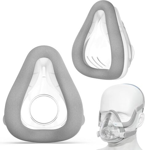 قطعتان من وسادة CPAP البديلة (M) لجهاز Airtouch F20، وسادة وجه كاملة محدثة F20 مع رغوة الذاكرة، جميع اللوازم (متوسطة) in Saudi Arabia