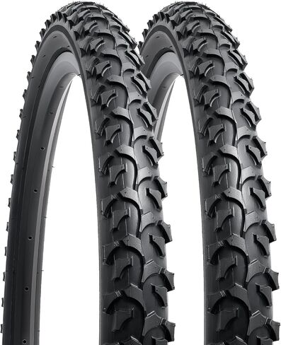 yunscm 2-pcs 20 "إطارات الدراجات الجبلية 20x2.125/57-406 و 20" أنابيب الدراجة الثقيلة صمام Schrader متوافق مع الدراجة الجبلية 20x2.0 20 × 2.125 20x2.15 20x2.10 إطارات الدراجة الدراجة (Y-1111) in Kuwait