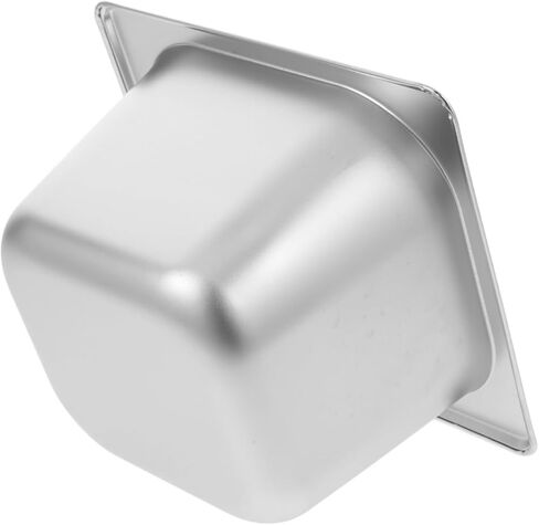 Abaodam الفولاذ المقاوم للصدأ البخار عموم حوض مربع 6.88X6.37X3.93In لمطعم بوفيه تقديم الطعام فندق خدمة الطعام صواني الجليد وعاء تخدم السلطانية in Kuwait