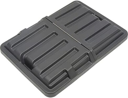 Global Industrial Hinged Lid for 16 Bushel Truck, Plastic, 30"W x 48"L x 8"H, Black in Kuwait