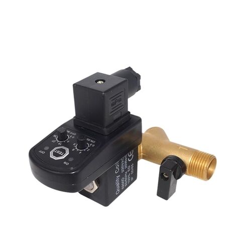 Electronic Automatic Drain Valve with Timer, 1/2" DN15, AC 110V/220V, for Air Compressor Tanks and Water Systems(AC220V) in Saudi Arabia