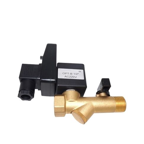 Electronic Automatic Drain Valve with Timer, 1/2" DN15, AC 110V/220V, for Air Compressor Tanks and Water Systems(AC220V) in Saudi Arabia