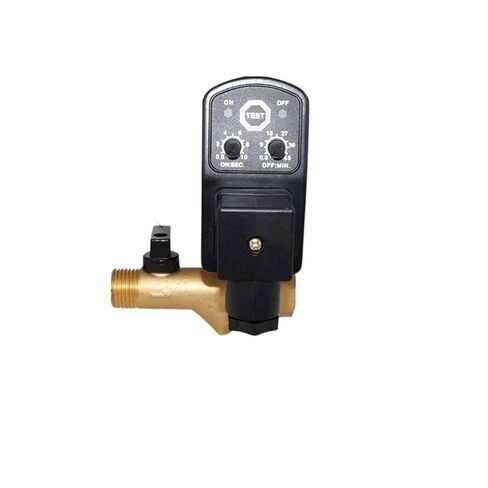 Electronic Automatic Drain Valve with Timer, 1/2" DN15, AC 110V/220V, for Air Compressor Tanks and Water Systems(AC220V) in Saudi Arabia