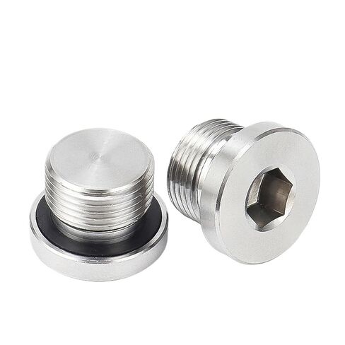 حلقة سدادة سداسية من النحاس بالكامل - مقاسات متعددة (1/8 بوصة، 1/4 بوصة، 3/8 بوصة، 1/2 بوصة)(3/8 بوصة) in Kuwait