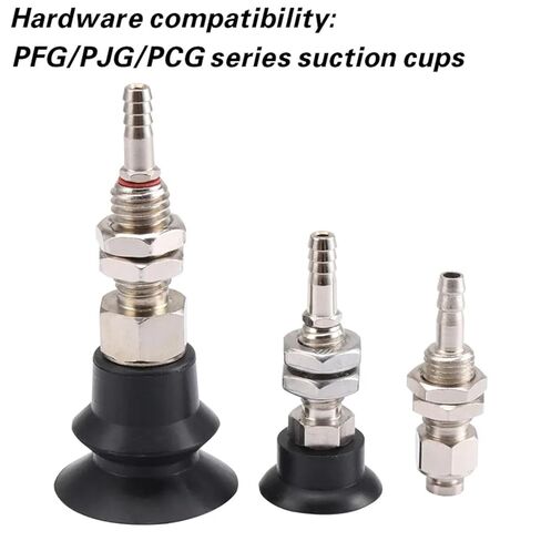 Mechanical arm Suction Cup Bracket PFTK/PFYK Series high Rebound Fixed Base Vacuum Suction Cup Special Installation Fixture Metal Pneumatic Accessories(A type-L52XM10) in Saudi Arabia