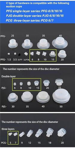 Mechanical arm Suction Cup Bracket PFTK/PFYK Series high Rebound Fixed Base Vacuum Suction Cup Special Installation Fixture Metal Pneumatic Accessories(A type-L52XM10) in Saudi Arabia
