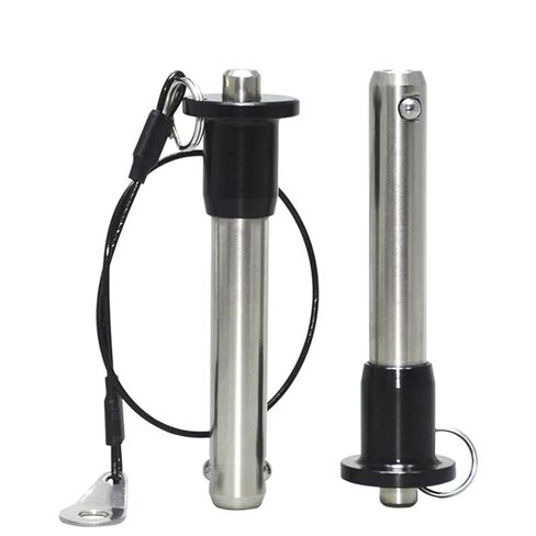 دبابيس سريعة التحرير، قطر 4-20 مم وطول 10-100 مم، دبابيس قفل كروية محملة بنابض للاتصال الآمن السريع (MT171-5 مم، الطول القابل للاستخدام 25 مم) in Kuwait