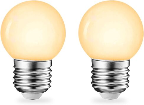 BSOD G45 LED Light Bulbs with E26 Base | 2700K Warm Soft White, Full Spectrum | 5W Eq 40W Appliance Bulbs for Refrigerator, Table Lamps, Home, Plants, Freezers & Chandelier (2 Warm White Bulbs) in Saudi Arabia