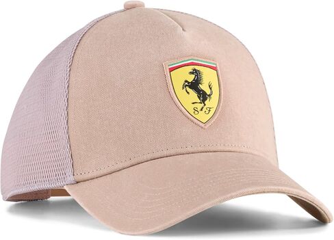 PUMA Unisex Scuderia Ferrari Trucker Cap, Rose Latte SS26, OSmallFA Ferrari Trucker Cap in Saudi Arabia