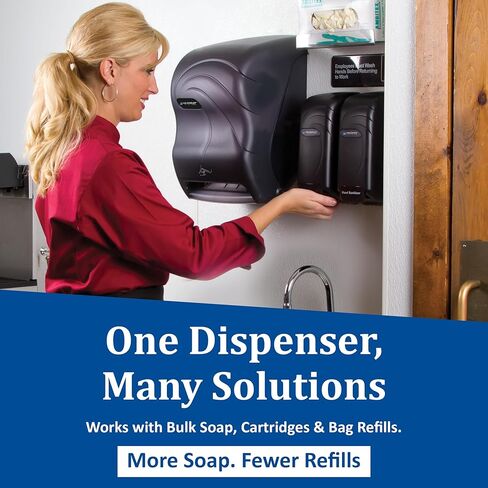 San Jamar S890TBK Soap and Hand Sanitizer Dispenser in Saudi Arabia