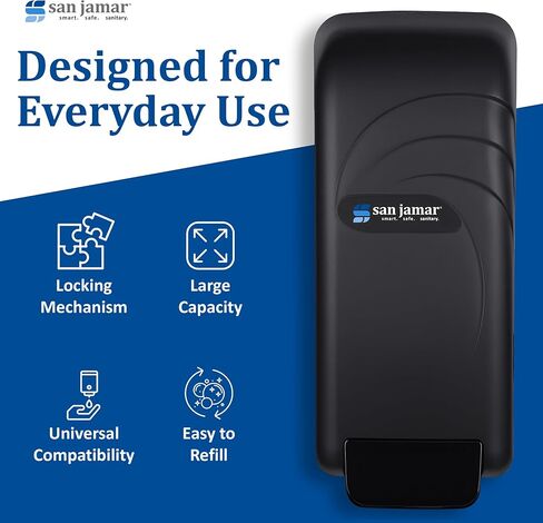 San Jamar S890TBK Soap and Hand Sanitizer Dispenser in Saudi Arabia