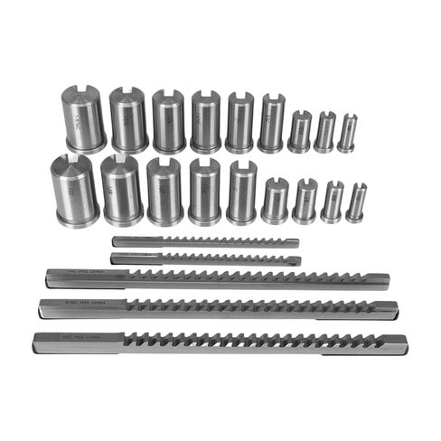 Generic Keyway Broach Kit مجموعات دقة Keyway Broach مع 5 دبابيس و18 جلبة و7 حشوات 30 قطعة لتصنيع المعادن وتصنيعها in Saudi Arabia
