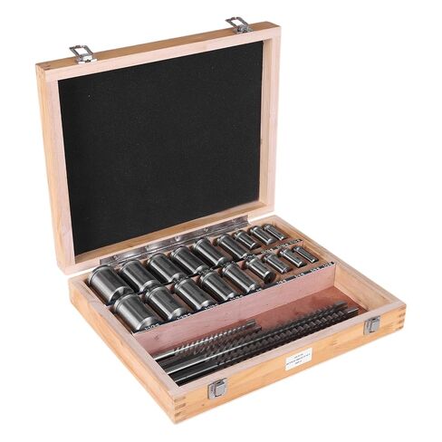 Generic Keyway Broach Kit مجموعات دقة Keyway Broach مع 5 دبابيس و18 جلبة و7 حشوات 30 قطعة لتصنيع المعادن وتصنيعها in Saudi Arabia