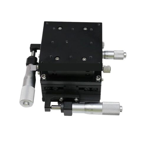 XYZ محور 80 مللي متر طاولة التشذيب طاولة الترجمة اليدوية 80*80 مللي متر XYZ80 حواجز توجيهية أفقية مزدوجة in Kuwait