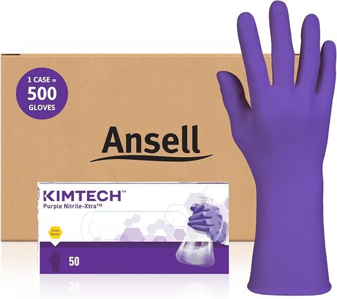قفازات الامتحان Ansell Kimtech™ Purple Nitrile™ للاستعمال مرة واحدة in Kuwait
