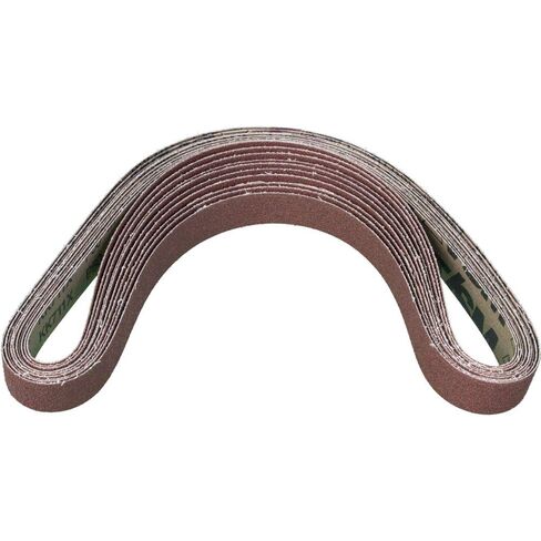 PFERD 49094 Benchstand Abrasive Belt, Aluminum Oxide A, 42" Length x 1" Width, 50 Grit (Pack of 10) in Saudi Arabia