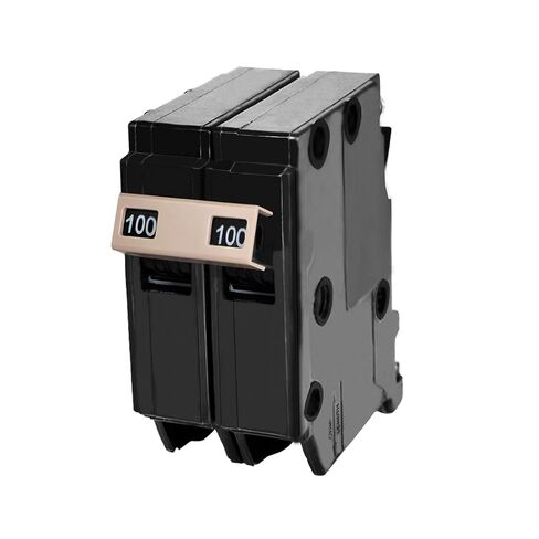 New Upgrade 2100 2-Pole 100-Amp Circuit Breaker, 3/4-Inch Plug-On Molded Case Circuit Breaker, Thermal Magnetic Protection, 100 Amp 10 KAIC, 120/240V in Saudi Arabia