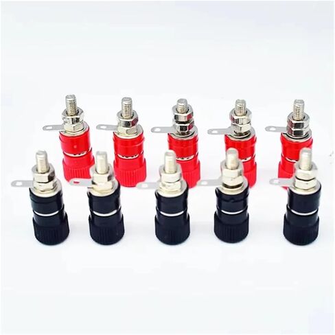 10 Pack 4mm Jack Binding Post Nuts Banana Plug Jack Connectors in Saudi Arabia