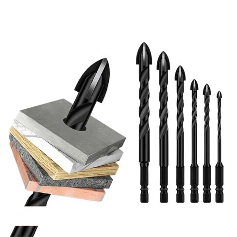 Metal Multifunction Bits Kit Power Tools Drilling Drills(4pcs 3 4 5 6mm) in Kuwait