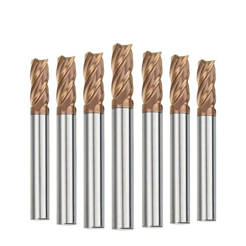 Carbide Milling Cutter Tungsten Steel Cutter Metal End Mill Coating Cutting Milling Set 1Pcs(31mm,4x4x18x75) in Kuwait