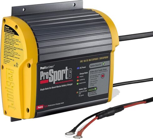 ProMariner Prosport 6 Battery Charger, 6 Amp, 12V, Beige (SS-SMS-430068) in Saudi Arabia