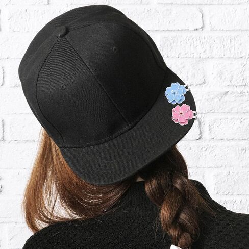 Magnetic Golf Ball Marker with Hat Clip, Golf Marker Magnet Cap Clip Set Flower Shape Ball Bag Accessories for Women Men Golfer Putting Green Gift (Blue) in Kuwait