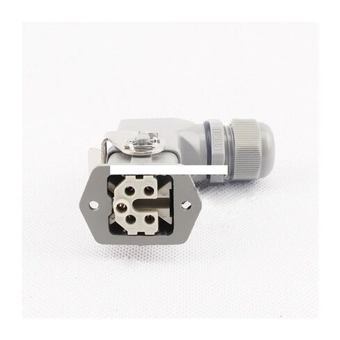 Heavy Duty Connectors HDC-HA-004-1 F/M 4+1pin 5pin 10A Industrial Rectangular Aviation Connector Plug in Kuwait