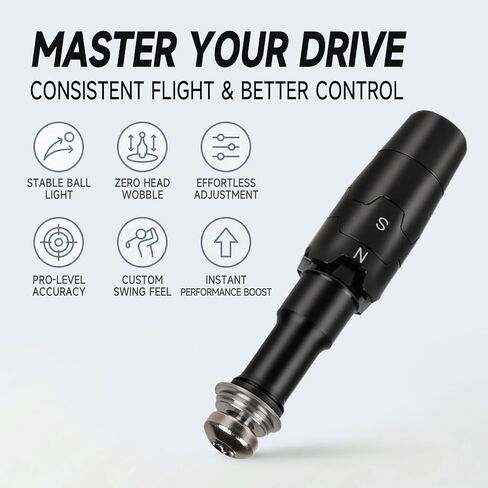 غلاف محول عمود الجولف يناسب الطرف .335 - متوافق مع Callaway Ai Smoke، Paradym، Quantum، Elyte، Mavrik، Rogue ST، Big Bertha، Epic Speed، Flash، برامج تشغيل سلسلة XR in Saudi Arabia