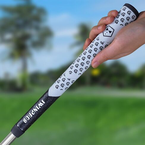 Midsize Golf Club Grip, Tacky Feel, Moisture-Wicking, Shock Absorption, Tri‑texture Surface High‑Performance Golf Grip Replacement in Saudi Arabia