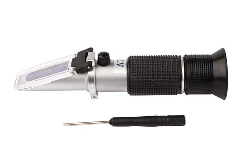 Hand-held 0 to 18% TB-18ATC Brix Refractometer with Cutting Liquid Tester in Saudi Arabia