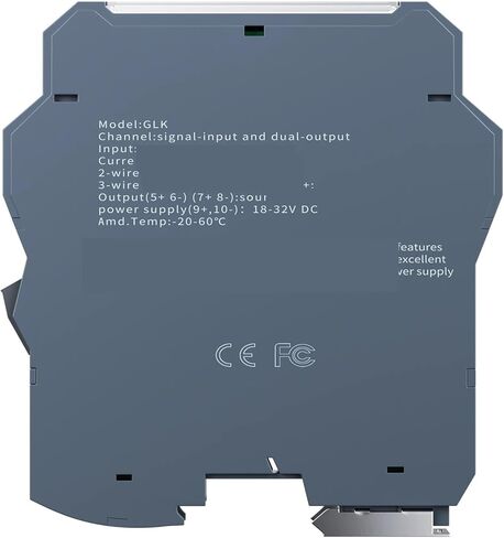 الإدخال 4-20mA عازل الإشارة التناظرية 4-20mA 0-10V 0-5V 1-5V DC24V 1 في 2 خارج (الإخراج 0-5V) in Kuwait