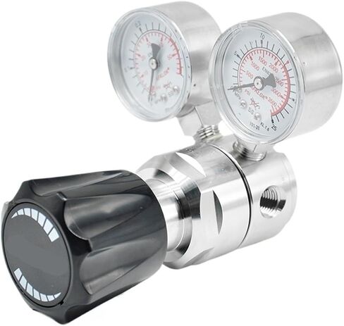 1 قطعة الفولاذ المقاوم للصدأ 316L مرحلة واحدة 1/4 "لولب داخلي NPT منظم ضغط النيتروجين 3000psi in Saudi Arabia